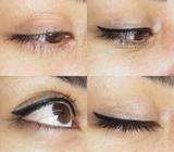 ojos parpados delineados