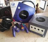 Game cube original de Estados Unidos con una palanca