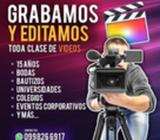 Grabamos Y Editamos Videos de Todo Event