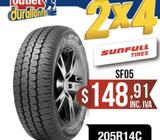 LLANTAS 205R14C SUNFULL SF05 SPRINTER 515 CDI DAILY CRAFTER 30