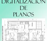 Digitalización de todo tipo de planos en Autocad