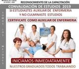 AUXILIAR DE ENFERMERÍA MEDIANTE PROCESOS DE RECONOCIMIENTO DE ESTUDIOS QUITO