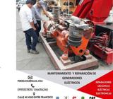 Reparacion y mantenimiento de generadores electricos