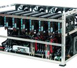 Rig de Minado Minado de criptomonedas Bitcoin Alcoins