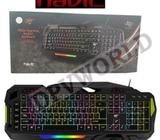 Teclado Gamer Havit Kb417l Retro iluminado Backlit Multifunción