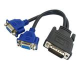 Splitter Dms59 Y Dvi A Doble Vga