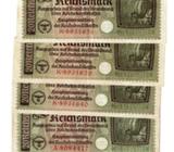 Billete Alemania 20 Marcos Segunda Guerra Mundial Numismática
