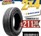 LLANTAS 225/65R16 C SAILUN COMMERCIO VX1 Tracker D150 Grand Caravan Compass B-Series Triton Quest Ma