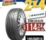 LLANTAS 195/60R15 SAILUN ATREZZO ELITE VIVANT F3 S30 GRATOUR Idea HLX F3 CLASIQ LF M5G