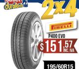 LLANTAS 195/60R15 PIRELLI P400 EVO VIVANT F3 S30 GRATOUR Idea HLX F3 CLASIQ LF M5G