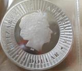 AUSTRALIA ONZA DE PLATA CANGURO