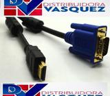 Cable Adaptador Hdmi A Vga Macho Full Hd 1080 P Hdmi 15 Pin