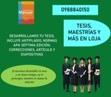 TESIS, MAESTRÍAS Y MÁS